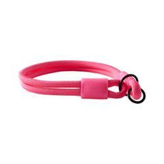 COLEIRA ADESTRADORA DE CORDA DUPLA ROSA