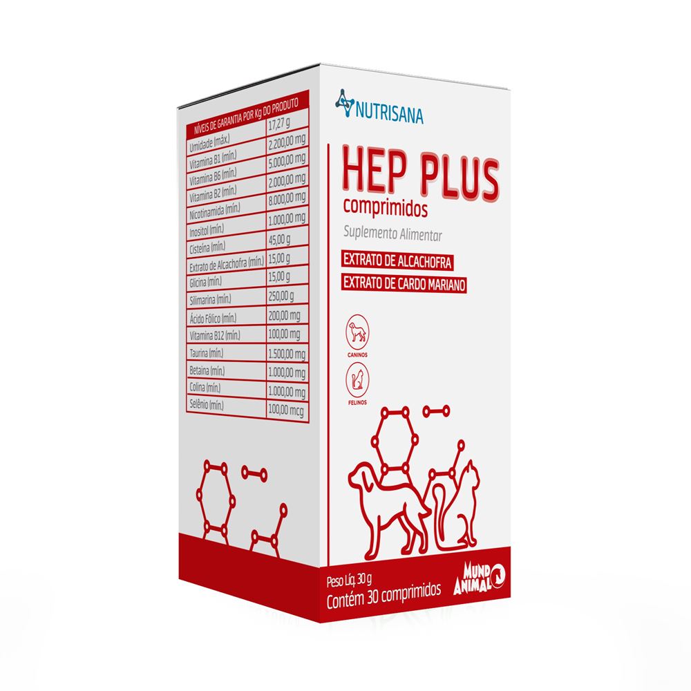 Vetcom NUTRISANA HEP PLUS 30 COMPRIMIDOS | Vetcom
