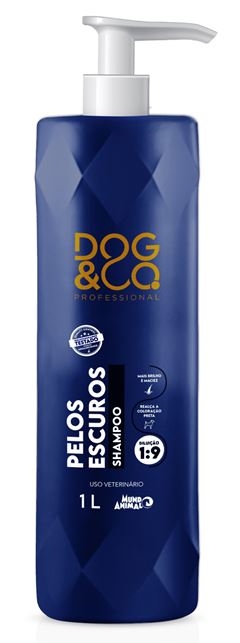 DOG & CO PROF. SHAMPOO PELOS ESCUROS 1 L