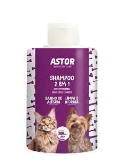ASTOR BANHO EM CASA SHAMPOO 2 EM 1  300