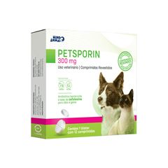 PETSPORIN 300 MG 12 CP.
