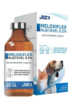 MELOXIFLEX INJETAVEL 0,2% 20 ML