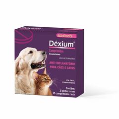DEXIUM COMPRIMIDOS - 2 BLISTER COM 10 COMPRIMIDOS CADA