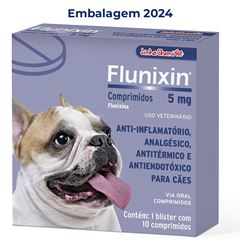FLUNIXIN COMPRIMIDOS 5MG  - 1 BLISTER COM 10 COMPRIMIDOS CADA