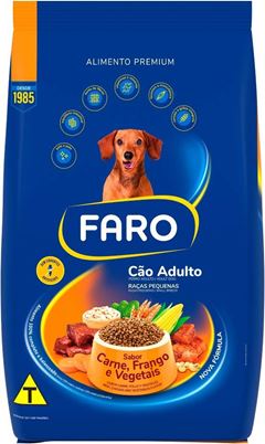 FARO CÃO FILHOTE (CARNE, FÍGADO E FRANGO) - 20KG