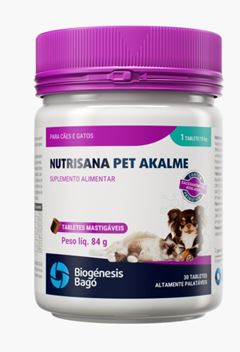 NUTRISANA PET AKALME - TABLETES MASTIGÁVEIS